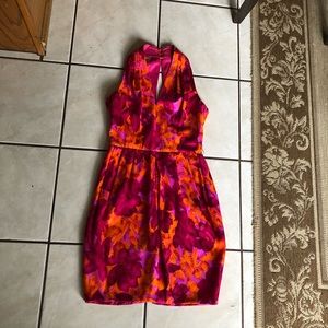 A.J. BARI 12P 100% Fully Lined Silk Cocktail Dress